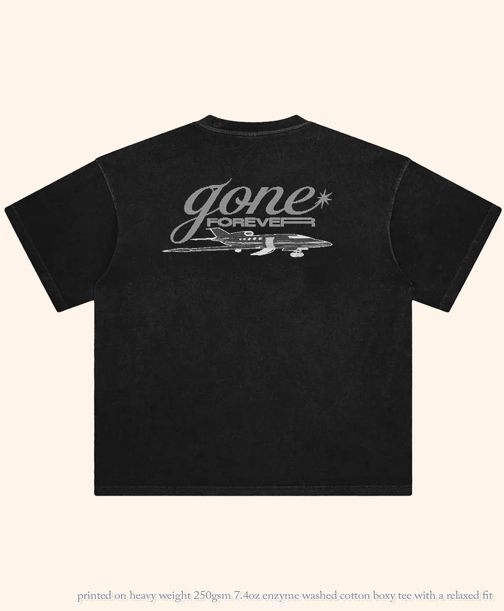 Freakquent Flyer Heavy Weight Faded Tee