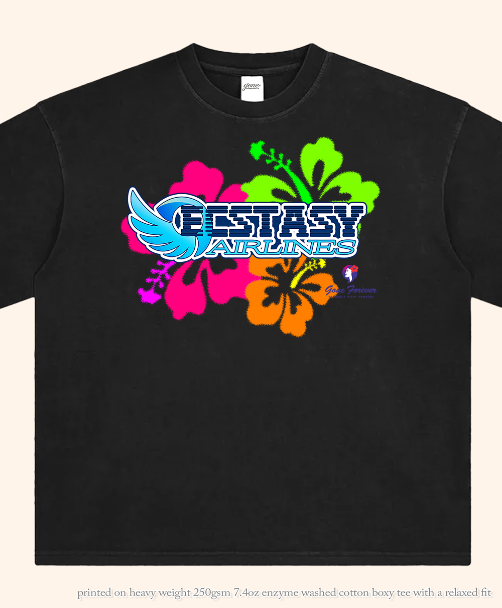 Freakquent Flyer Heavy Weight Faded Tee