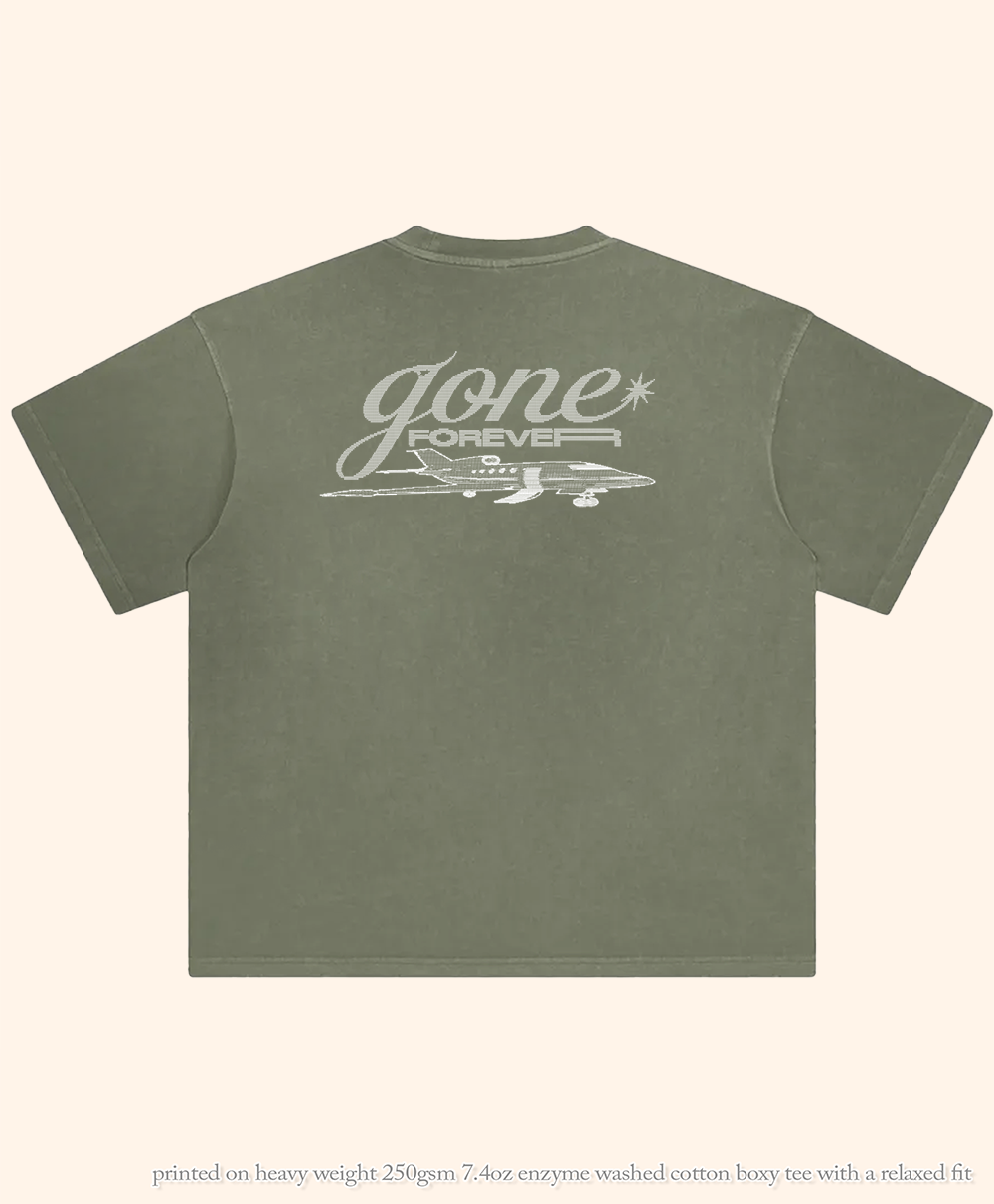 Freakquent Flyer Heavy Weight Faded Tee