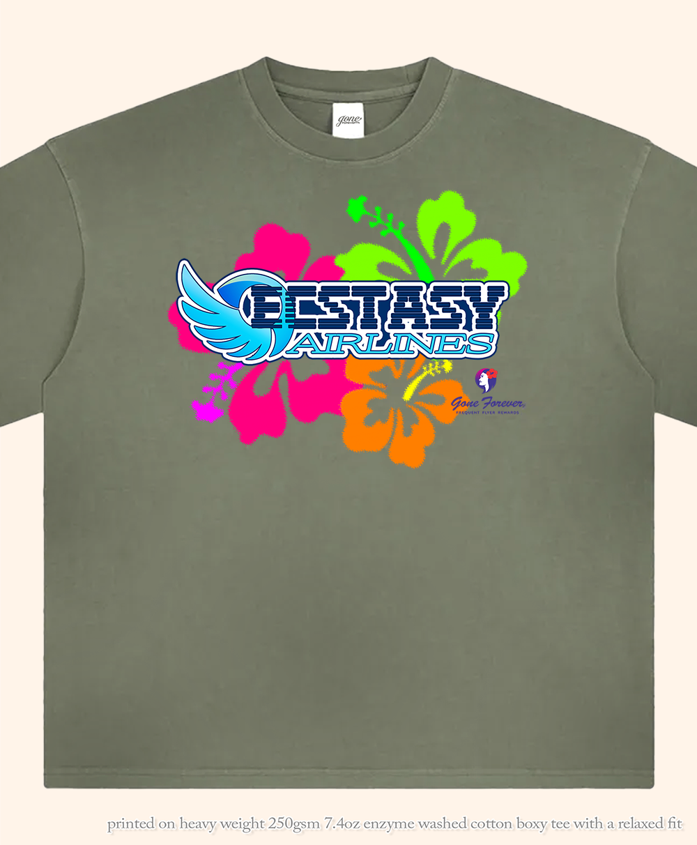 Freakquent Flyer Heavy Weight Faded Tee