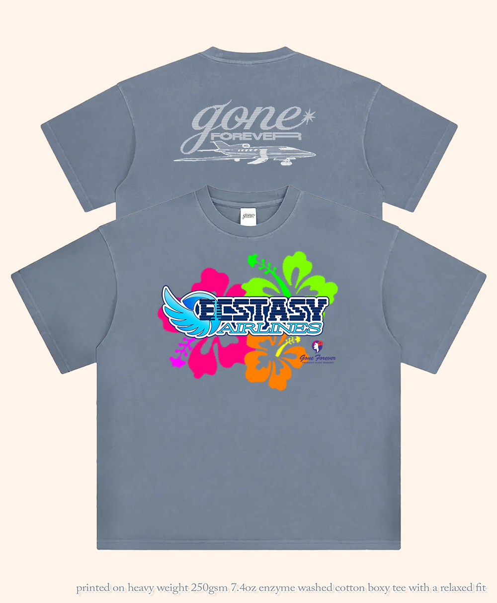 Freakquent Flyer Heavy Weight Faded Tee