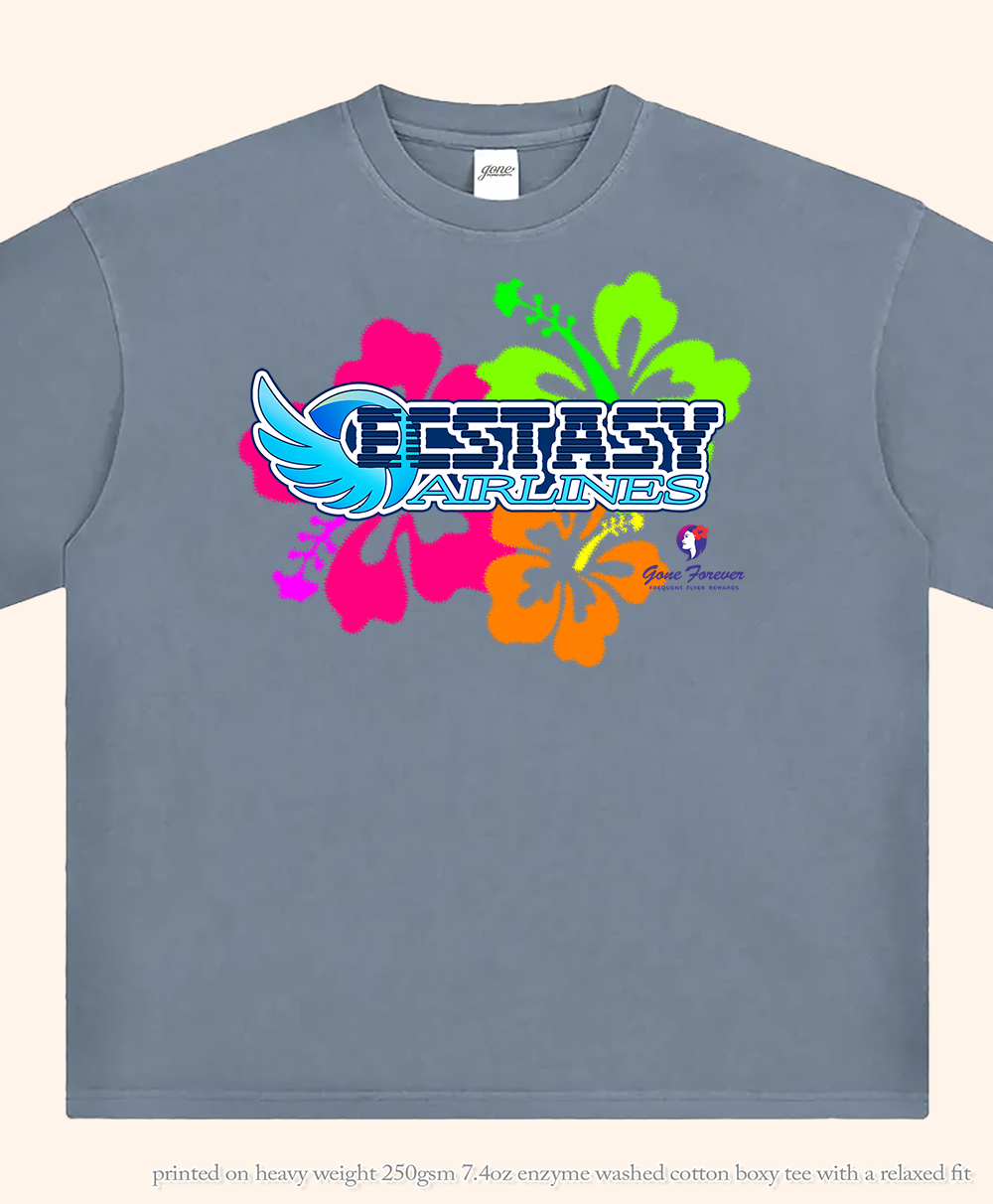 Freakquent Flyer Heavy Weight Faded Tee