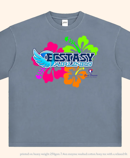 Freakquent Flyer Heavy Weight Faded Tee